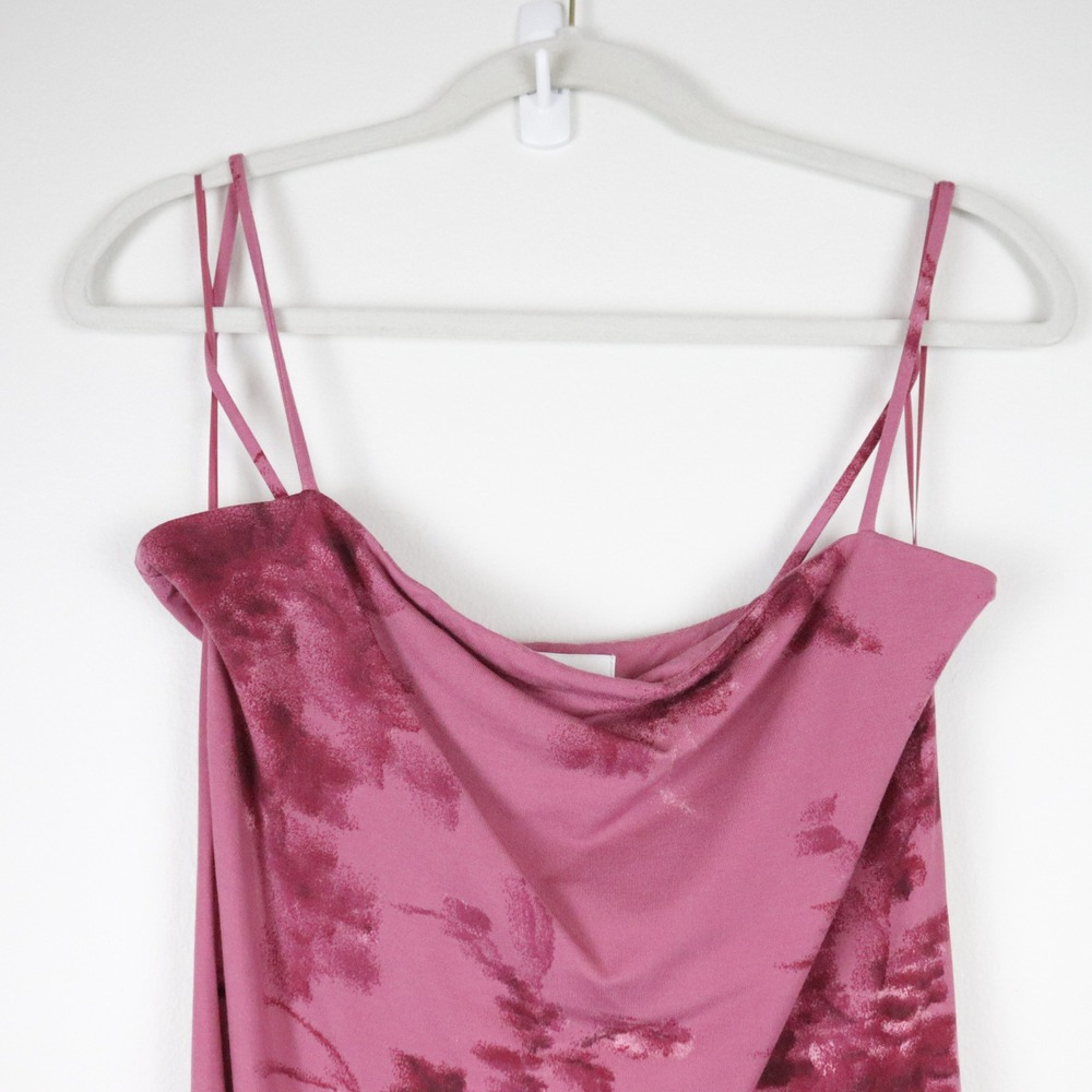 NWT Reformation Elise Knit Dress Hothouse Rose Pink Floral Medium - Picture 5 of 9